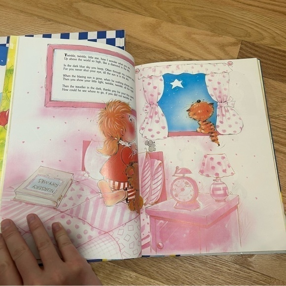 Vintage Nursery Rhyme Book Bundle Hardcover Mother Goose American Sing or Say - Picture 4 of 5